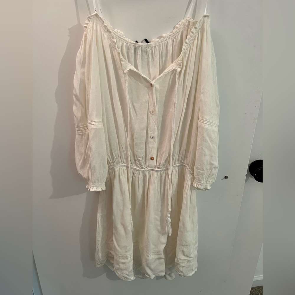 Off shoulder dress/ cover up